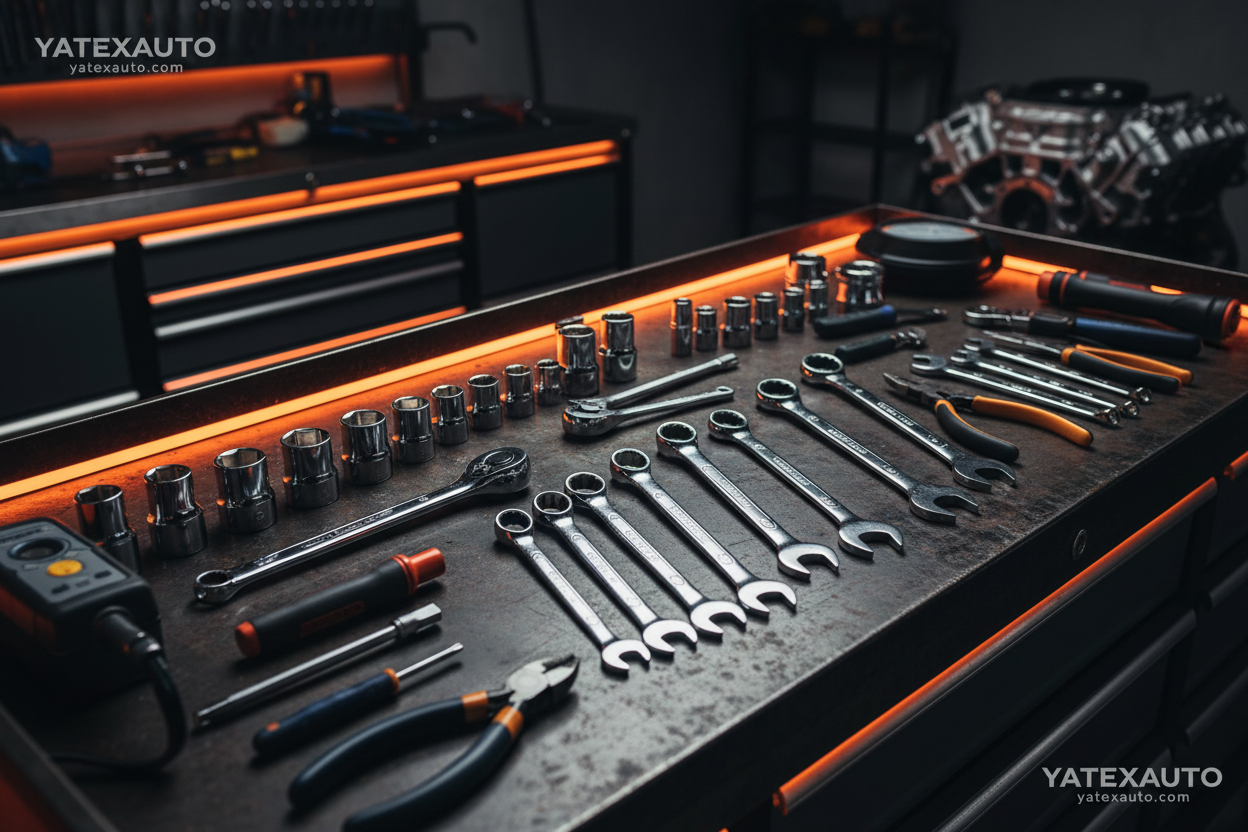 Kit completo de ferramentas automotivas para iniciantes - YATEXAUTO