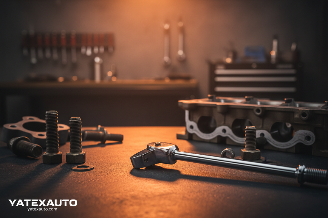 Torquímetro de estalo profissional para parafusos de motor - YATEXAUTO