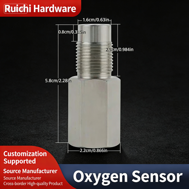 Clears P0420–P0434 Without Replacing the Cat | M18×1.5 Stainless Steel O2 Sensor Spacer with Built-In Catalytic Filter | Downstream Only