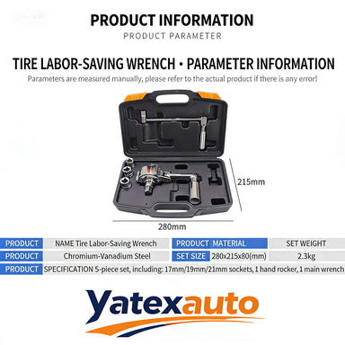 Torque Multiplier Lug Wrench 4:1 - Heavy Duty Wheel Nut Remover for Cars, Trucks & SUVs
