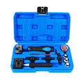 12PCS Brake Line Flaring Tool Kit — 3/16" & 1/4" SAE Double, Bubble & Single Flare