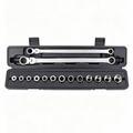 15-Piece Flexible Ratchet Wrench Set
