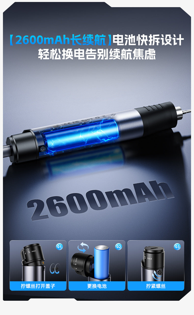 FNIRSI HS-03 Smart Wireless Soldering Iron - 100-450C, 5-Level Temp Control, LCD Display, 3-in-1 Power