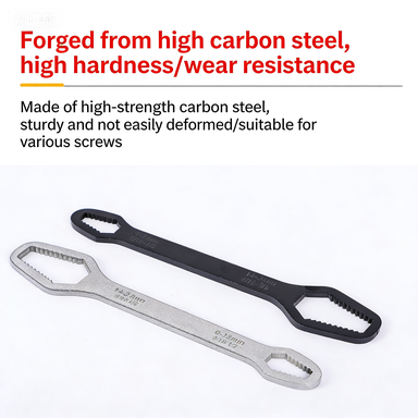 Multifunctional Self-Adjustable Wrench Set | Double-Head Self-Tightening | 3-17mm / 8-24mm | Home & Car Maintenance | YATEXAUTO