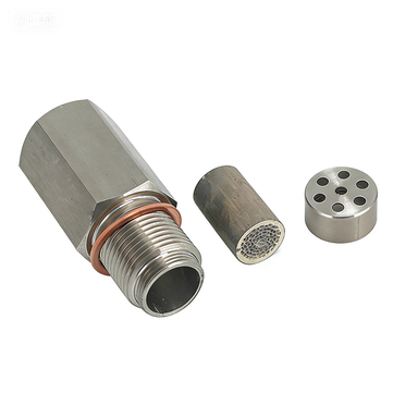 Clears P0420–P0434 Without Replacing the Cat | M18×1.5 Stainless Steel O2 Sensor Spacer with Built-In Catalytic Filter | Downstream Only