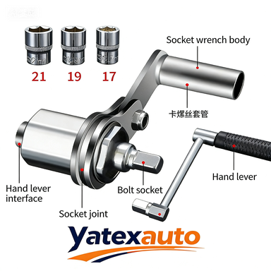 Torque Multiplier Lug Wrench 4:1 - Heavy Duty Wheel Nut Remover for Cars, Trucks & SUVs