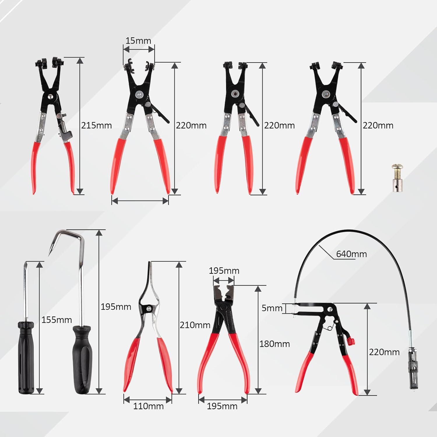 9PCS Hose Clamp Pliers Set | 24