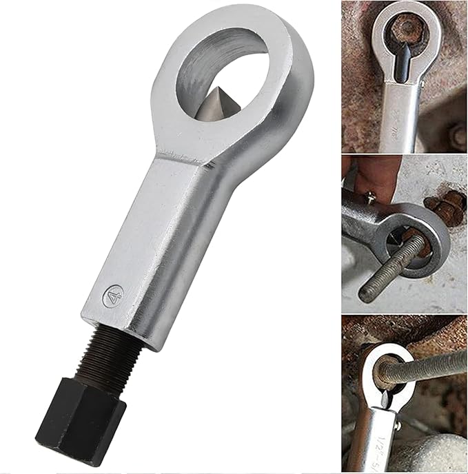 Heavy Duty Nut Splitter Set | Bolt Buster Nut Cracker & Breaker | Broken, Damaged & Corroded Nut Removal Tool | YATEXAUTO