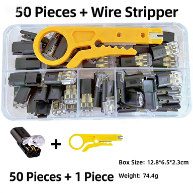 YatexAuto D2 Quick Wire Connector – CE Certified Electric Knife Switch Terminal | Tool-Free, Anti-Oxidation, High-Pure Copper
