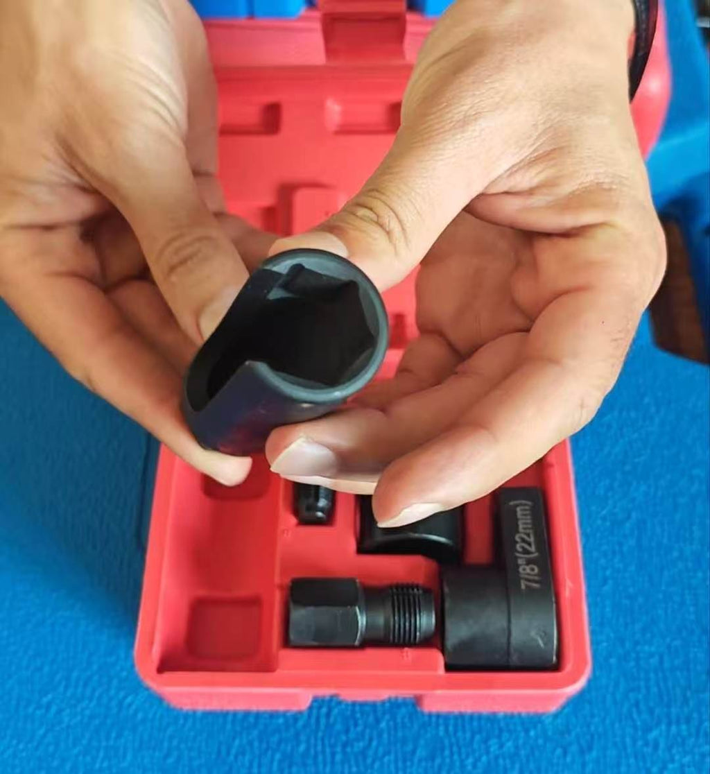 YATEXAUTO 5-Piece Oxygen Sensor Socket Set | 22mm Cr-V | Japanese & European Vehicles