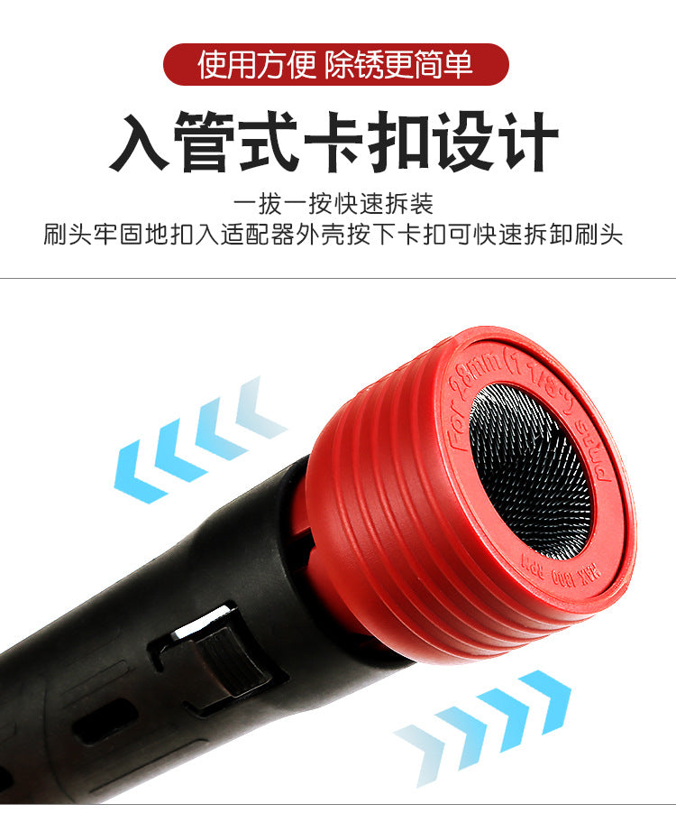 15-Piece Wheel Stud Cleaner & Rust Removal Drill Attachment Brush Set | Multi-Size Wire Brushes | Electric & Air Drill Compatible | YATEXAUTO