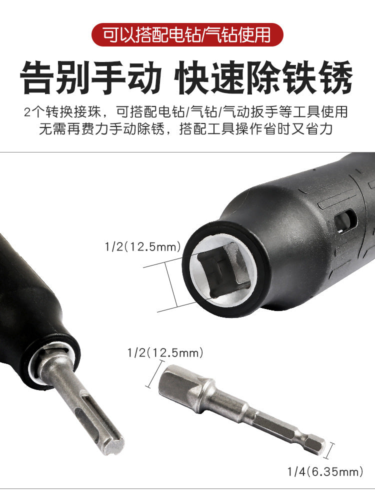 15-Piece Wheel Stud Cleaner & Rust Removal Drill Attachment Brush Set | Multi-Size Wire Brushes | Electric & Air Drill Compatible | YATEXAUTO