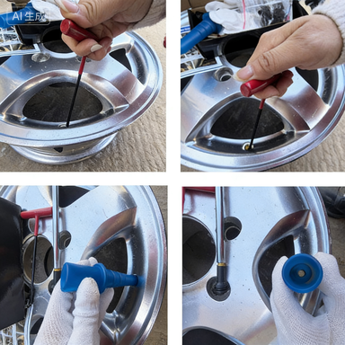 Valve Stem Installation & Removal Tool Set | 13-Piece / 30-Piece Pro Kit | Quick-Release Wrench