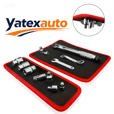 3-Piece Magnetic Tool Pad Set | PVC Magnetic Parts Organizer Tray | 3 Sizes Included