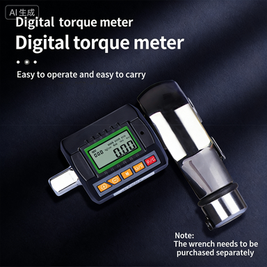Digital Torque Meter Adapter | ANC Series | 4 Models: 30 / 135 / 200 / 340 N.m | ±2% Accuracy | LCD Backlit Display